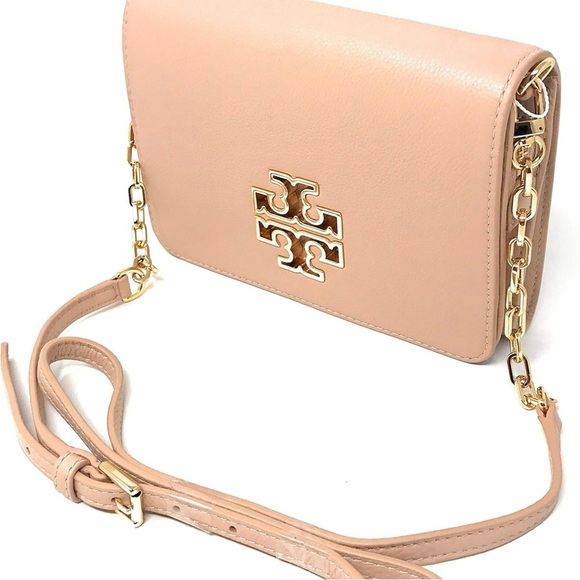 Tory Burch Britten Combo Pink Gold Crossbody - Picture 11 of 12